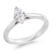 Load image into Gallery viewer, 9K Gold Marquise Cut 0.50 Carat Lab Grown Diamond Ring - F/VS2 - Pobjoy Diamonds