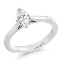 Load image into Gallery viewer, Marquise Brilliant Cut 1.00 Carat Lab Grown Diamond Ring - E/VS1 - Pobjoy Diamonds