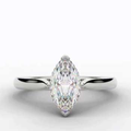 Gironde Four Prong Marquise Cut Diamond Ring - Pobjoy Diamonds - Pobjoy Diamonds