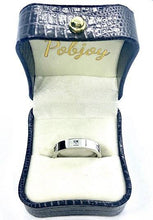 Load image into Gallery viewer, 950 Platinum Gents Flat Court &amp; 0.33 CTW Diamond Ring G/Si - Pobjoy Diamonds