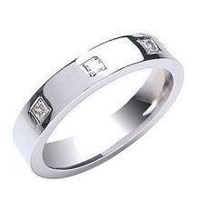 Load image into Gallery viewer, 950 Platinum Gents Flat Court &amp; 0.33 CTW Diamond Ring G/Si - Pobjoy Diamonds