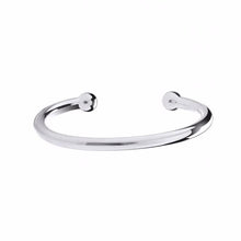 Load image into Gallery viewer, SPECIAL OFFER Mens Sterling 925 Silver Marked Torque Bangle - Pobjoy Diamonds