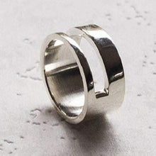 Load image into Gallery viewer, Men&#39;s Handmade Silver Duo Ring - Pobjoy Diamonds