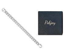 Load image into Gallery viewer, Sterling Silver Men&#39;s Link Bracelet - Pobjoy Diamonds