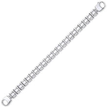 Load image into Gallery viewer, Sterling Silver Men&#39;s Link Bracelet-Pobjoy