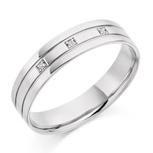 Load image into Gallery viewer, Twin 950 Platinum Mens Wedding/Civil Partnership Band SPECIAL OFFER - Pobjoy Diamonds