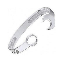 Load image into Gallery viewer, Sterling Silver Mens Spanner Bangle - Pobjoy Diamonds