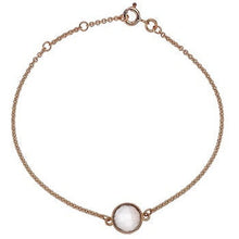 Load image into Gallery viewer, 9K Rose Gold &amp; Moonstone Adjustable Ladies Bracelet - Pobjoy Diamonds