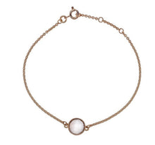 Load image into Gallery viewer, 9K Rose Gold &amp; Moonstone Adjustable Ladies Bracelet - Pobjoy Diamonds