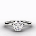 Oakley Four Prong Round Brilliant Cut - Pobjoy Diamonds