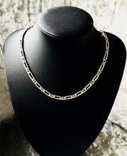 Load image into Gallery viewer, Yellow Gold &amp; Sterling Silver Anchor Link Necklace