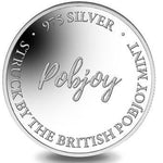 Pobjoy Minted 975 Silver Coin Style Cufflinks - Pobjoy Diamonds