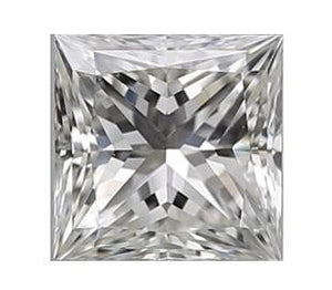 Bespoke 18K White Gold Princess Cut Diamond Stud Earrings 0.60 To 1.00 CTW- F/VS1 - Pobjoy Diamonds