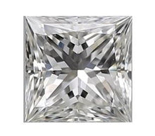 Load image into Gallery viewer, Bespoke 18K White Gold Princess Cut Diamond Stud Earrings 0.60 To 1.00 CTW- F/VS1 - Pobjoy Diamonds