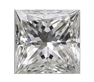 18K Gold 1.30 Carat Princess Cut Solitaire Lab Grown Diamond Ring F/VS1 - Pobjoy Diamonds