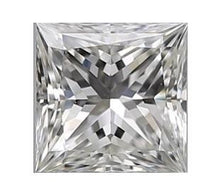 Load image into Gallery viewer, 18K Gold 1.30 Carat Princess Cut Solitaire Lab Grown Diamond Ring F/VS1 - Pobjoy Diamonds