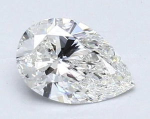 Pear Shape Lab Diamond & Shoulder Ring 1.25 Carat