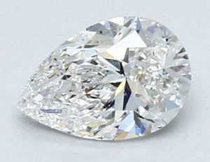 18K Gold 1.00 Carat Pear Cut Diamond Ring F/VS1 - Pobjoy Diamonds
