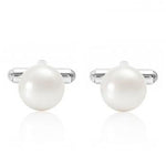 Sterling Silver & Freshwater Pearl Cufflinks - Pobjoy Diamonds