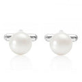 Sterling Silver & Freshwater Pearl Cufflinks - Pobjoy Diamonds