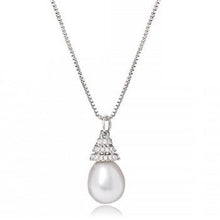 Load image into Gallery viewer, Freshwater Cultured Pear Pearl Drop Pendant Necklace - Pobjoy Diamonds