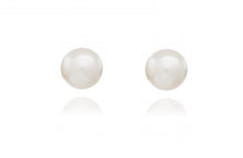Load image into Gallery viewer, Freshwater Cultured White, Pink Or Black Round Pearl Stud Earrings - Pobjoy Diamonds