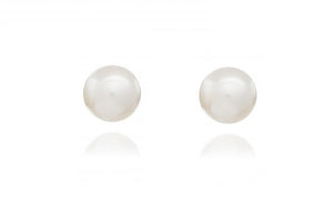 Freshwater Cultured White, Pink Or Black Round Pearl Stud Earrings - Pobjoy Diamonds
