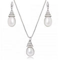Freshwater Cultured Pearl Pendant Necklace & Earrings Set - Pobjoy Diamonds