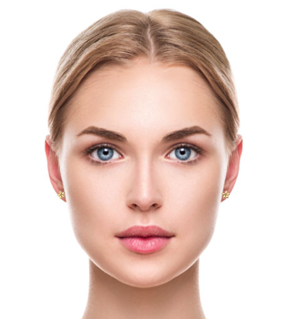 9K Yellow Gold Petal Stud Earrings - Pobjoy Diamonds