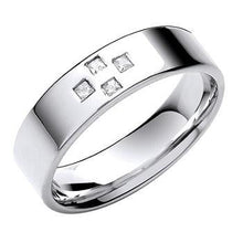 Load image into Gallery viewer, 950 Platinum Flat Court Gents Wedding / Civil Partnership Ring From Pobjoy