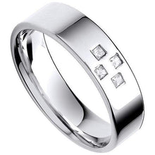 Load image into Gallery viewer, Gents Civil Partnership Platinum &amp; Diamond Ring G-H/Si - Pobjoy Diamonds
