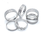 18K Gold 1.50 CTW Round Cut Diamond Full Eternity Ring