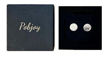 Load image into Gallery viewer, 925 Silver Circular Striped Bar Cufflinks - Pobjoy