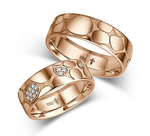 White Gold Crocodile Ring - Pobjoy Diamonds