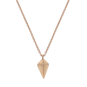 Pobjoy - 9K Rose Gold Kite Pendant Necklace