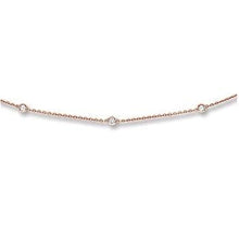 Load image into Gallery viewer, Yard of Diamonds 18K Rose Gold  Necklace - Pobjoy Diamonds