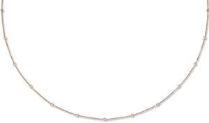 Yard of Diamonds 18K Rose Gold  Necklace - Pobjoy Diamonds