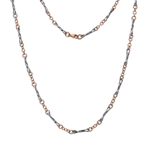 Load image into Gallery viewer, 9K Rose And White Gold Ladies Statement Necklace