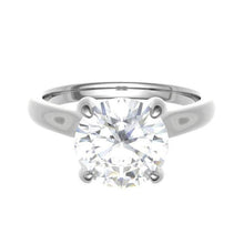 Load image into Gallery viewer, 18K White Gold 2.28 Carat Solitaire Round Brilliant Cut Diamond Ring G/VVS2 - Pobjoy Diamonds