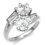 18K Gold 3.00 Carat Four Diamond Set Engagement Ring - F/VS2 - Pobjoy Diamonds