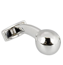 Load image into Gallery viewer, Silver Ball Cufflinks - Pobjoy Diamonds
