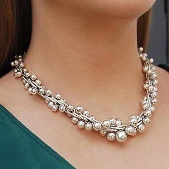 Handmade Silver Peppercorn Necklace - Pobjoy Diamonds
