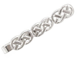 Silver Celtic Design Tie Slide - Pobjoy Diamonds