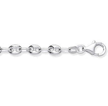 Load image into Gallery viewer, Silver Coffee Bean Style Necklace - Pobjoy Diamonds