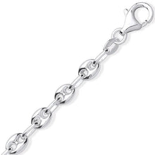 Load image into Gallery viewer, Silver Coffee Bean Style Necklace - Pobjoy Diamonds