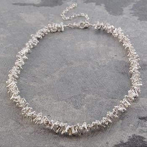 Handmade Silver Ladies Coral Style Necklace - Pobjoy Diamonds