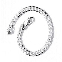 Load image into Gallery viewer, Gent&#39;s Silver Curb Medium Bracelet - Pobjoy Diamonds