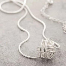 Load image into Gallery viewer, Handmade Sterling SIlver Necklace And Nest Style Pendant From Pobjoy