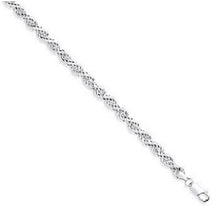 Load image into Gallery viewer, Chunky Silver Rope Neck Chain - Pobjoy Diamonds