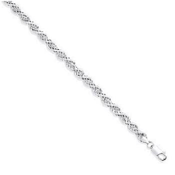 Chunky Silver Rope Neck Chain - Pobjoy Diamonds